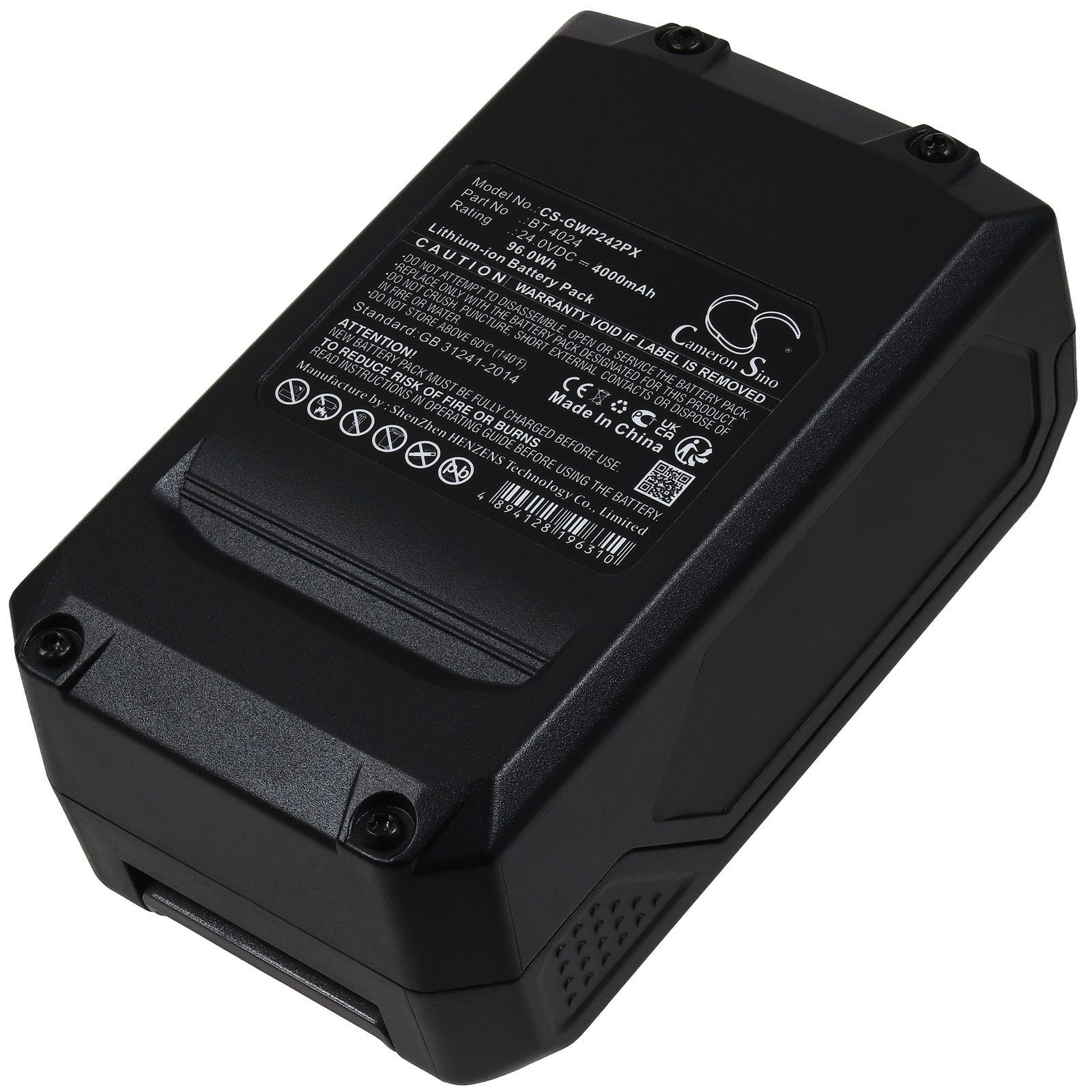 Powery Akku für Stiga SMT 24 AE Schwarz Akku 4000 mAh (24 V)