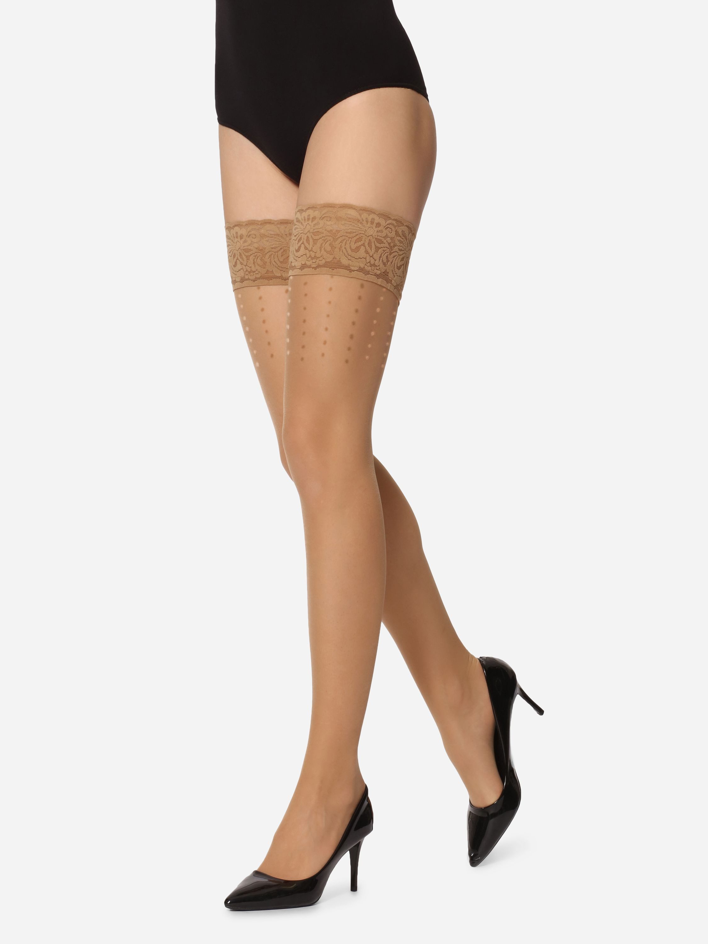 Merry Style Halterlose Strümpfe Damen 20 DEN GI1109 – Bild 4 von 5