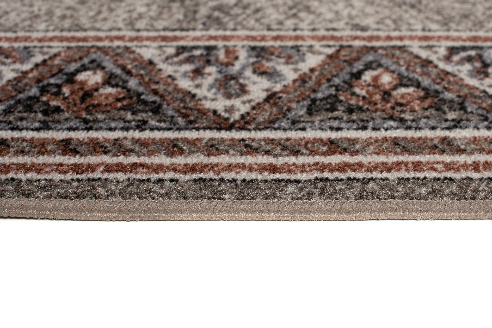 Mazovia Läufer Läufer Teppichläufer Brücke - Vorzimmer Küche - Beige, 67 x 100 cm, Kurzflor, Rutschfest, Meterware, Verschiedene Größen