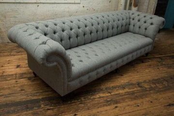 JVmoebel Chesterfield-Sofa, XXL Chesterfield Polster Sofas Design Luxus Sofa 4 Sitzer Leder