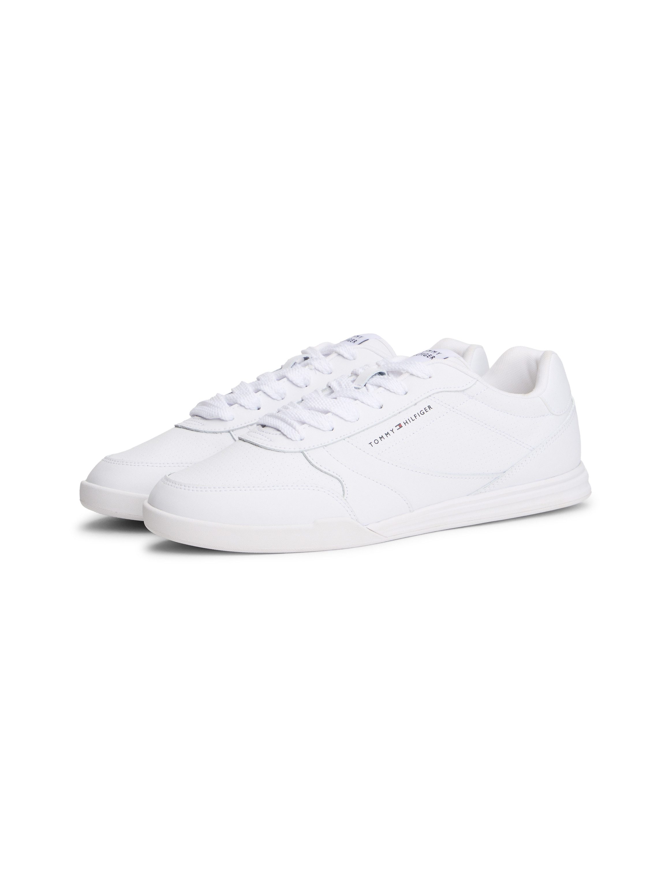 Tommy Hilfiger LOPRO CUP LEATHER Sneaker, Freizeitschuh, Halbschuh, Schnürschuh mit effektvollen Ziernähten