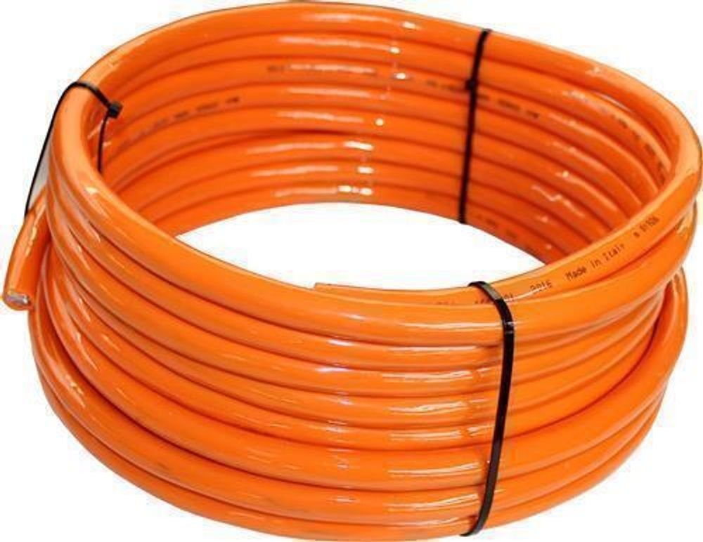 maxgo® PUR-Leitung H07BQ-F Orange 5G4 (5x4 mm) 5m Elektro-Kabel, (500 cm) | Stromversorgungskabel