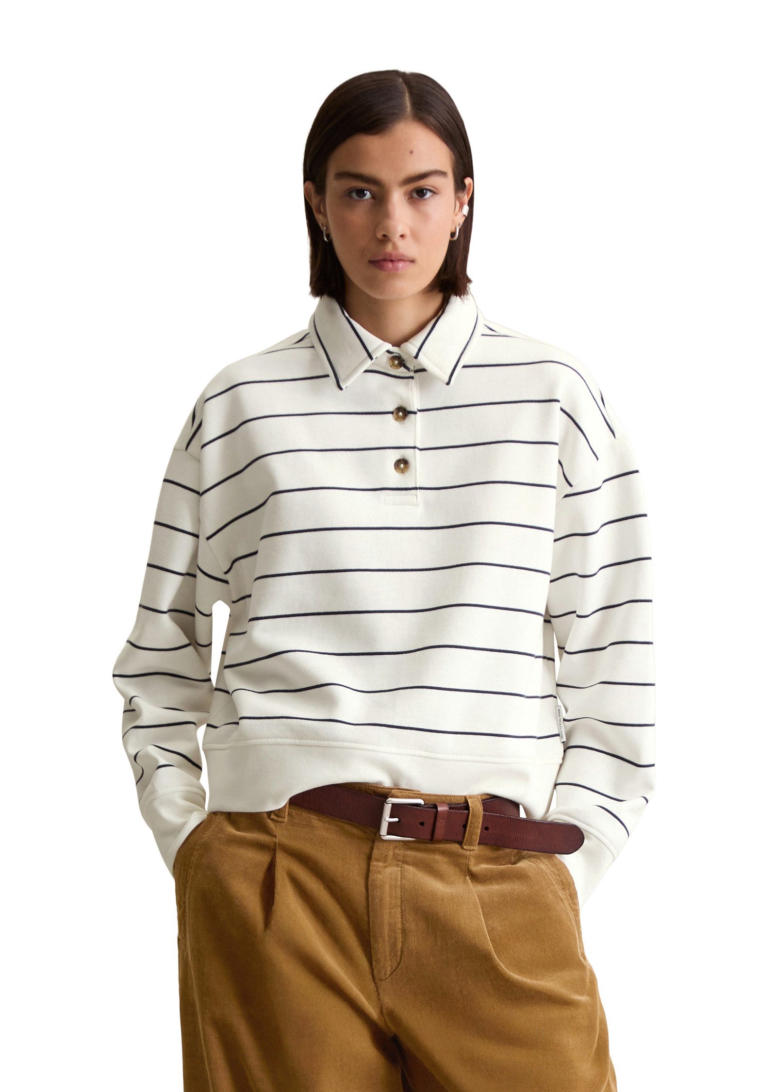 Marc O'Polo DENIM Sweatshirt aus reiner Bio-Baumwolle