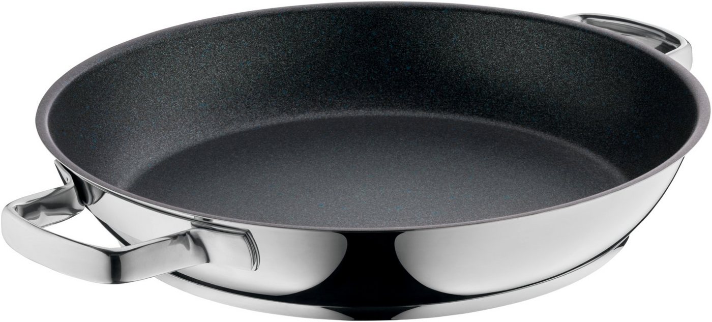 WMF Servierpfanne PermaDur Advance Servierpfanne, 32 cm, Cromargan® Edelstahl rostfrei 18/10 (1x Servierpfanne beschichtet 32 cm (Höhe 6 cm, Volumen 3,0l) - optimal für Herdplatten mit Ø 22 cm, 1-tlg)