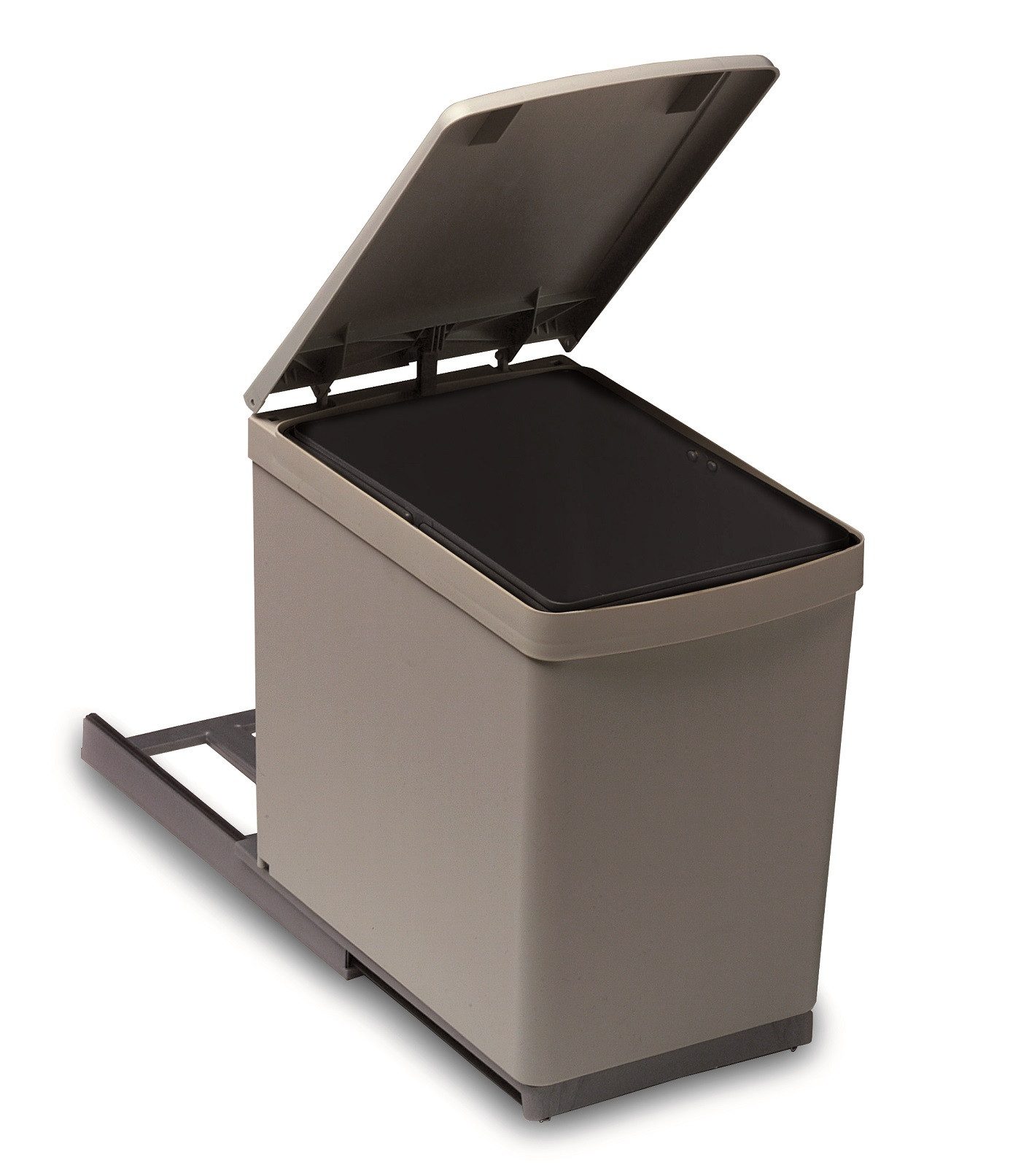 Victory Einbaumülleimer Einbau-Abfallsammler Traditionline 16 Liter automatischen Deckelheber