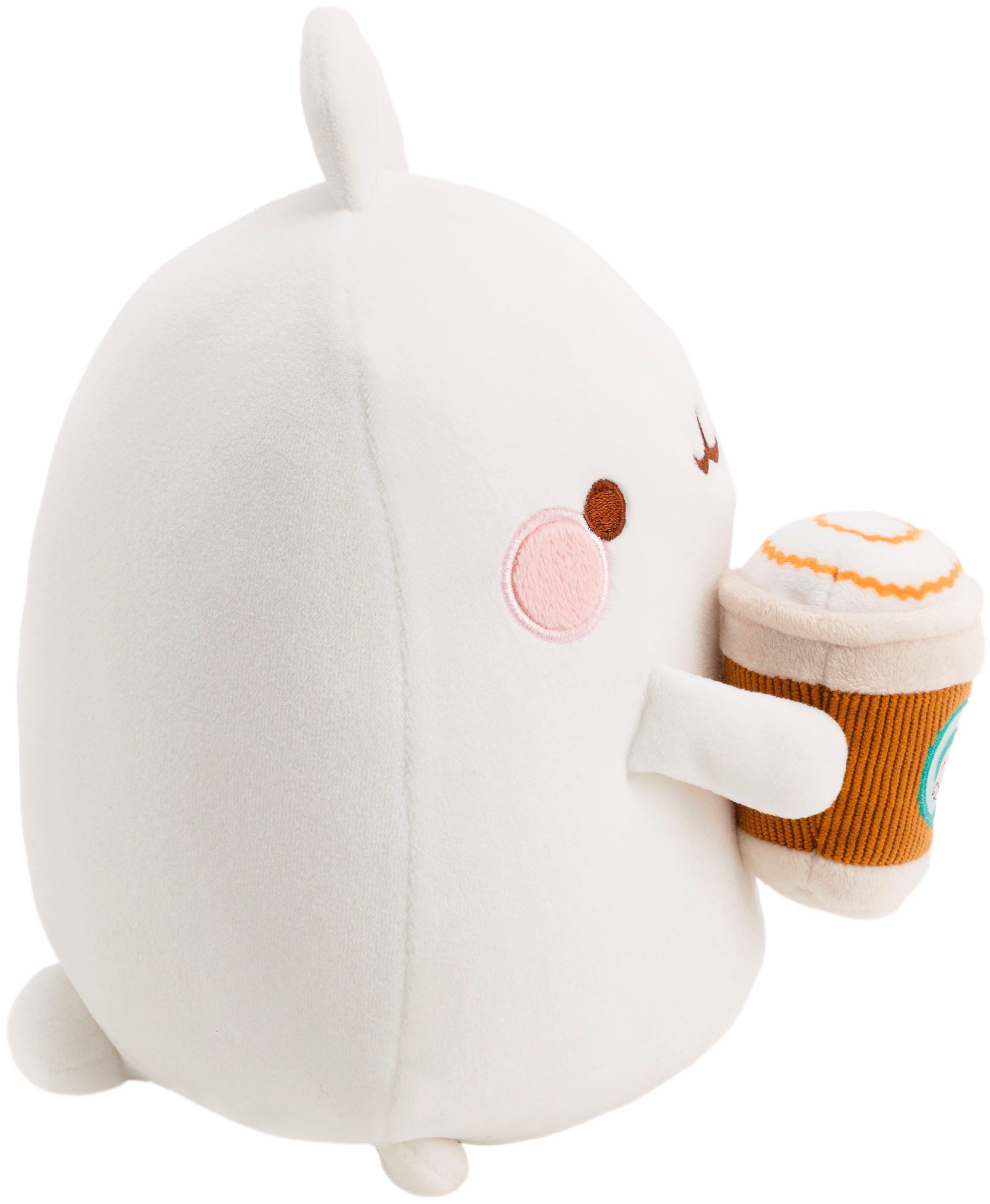 Nici Kuscheltier MOLANG mit Kaffeebecher