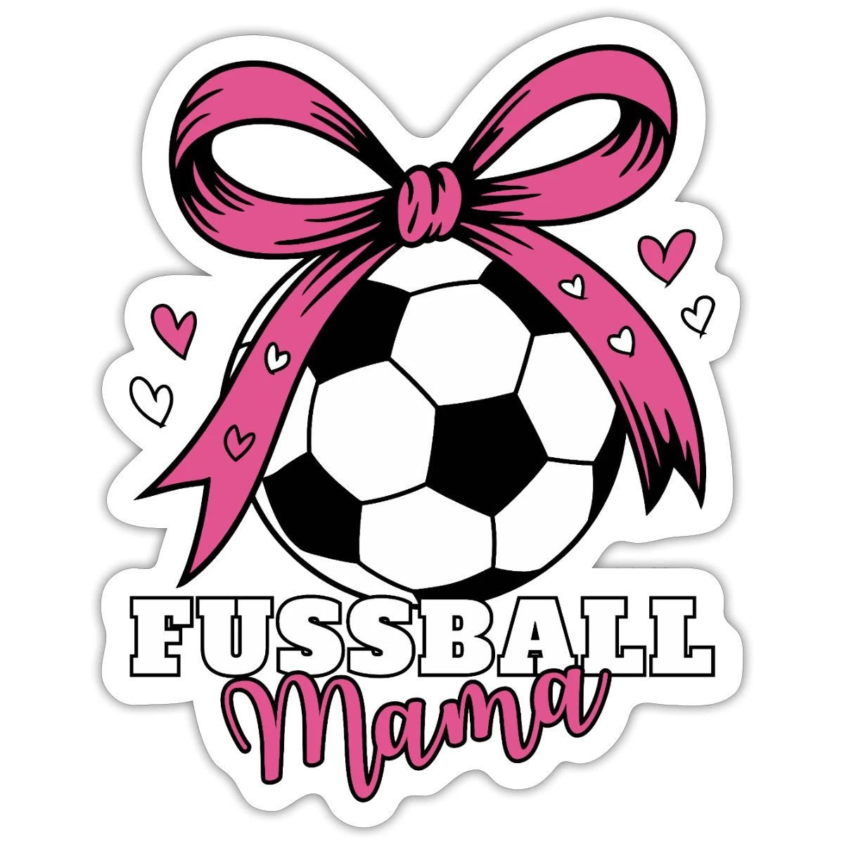 Spreadshirt Aufkleber Fußball Mama, Geschenk Von Sohn Sticker Aufkleber