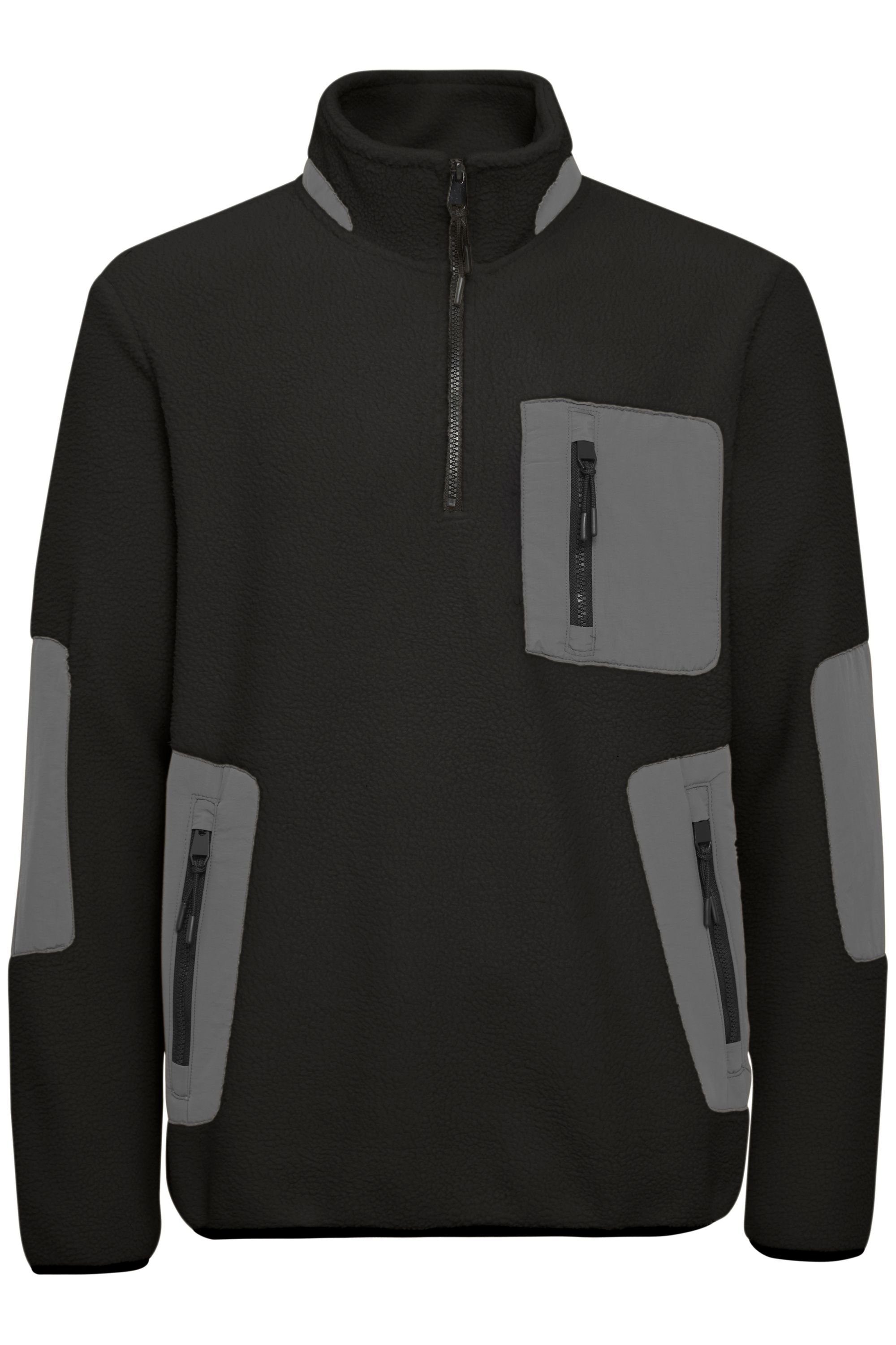 Blend Sweatshirt BHLaurup Gemütlicher Teddy-Troyer mit Reißverschluss günstig online kaufen