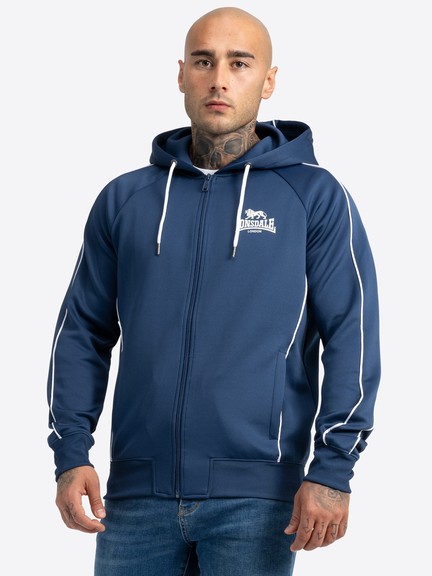 Lonsdale Kapuzensweatjacke ACHAVANICH (1-tlg)