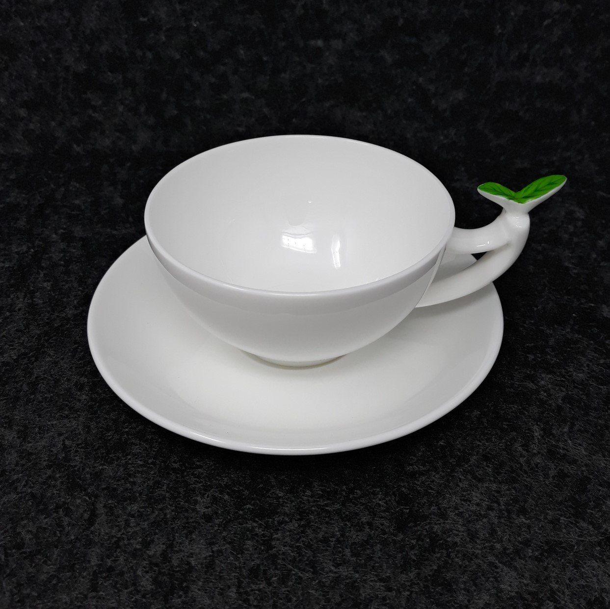 TeaLogic Geschirr-Set, Porzellan, Weiß Porzellan H:5cm D:10cm
