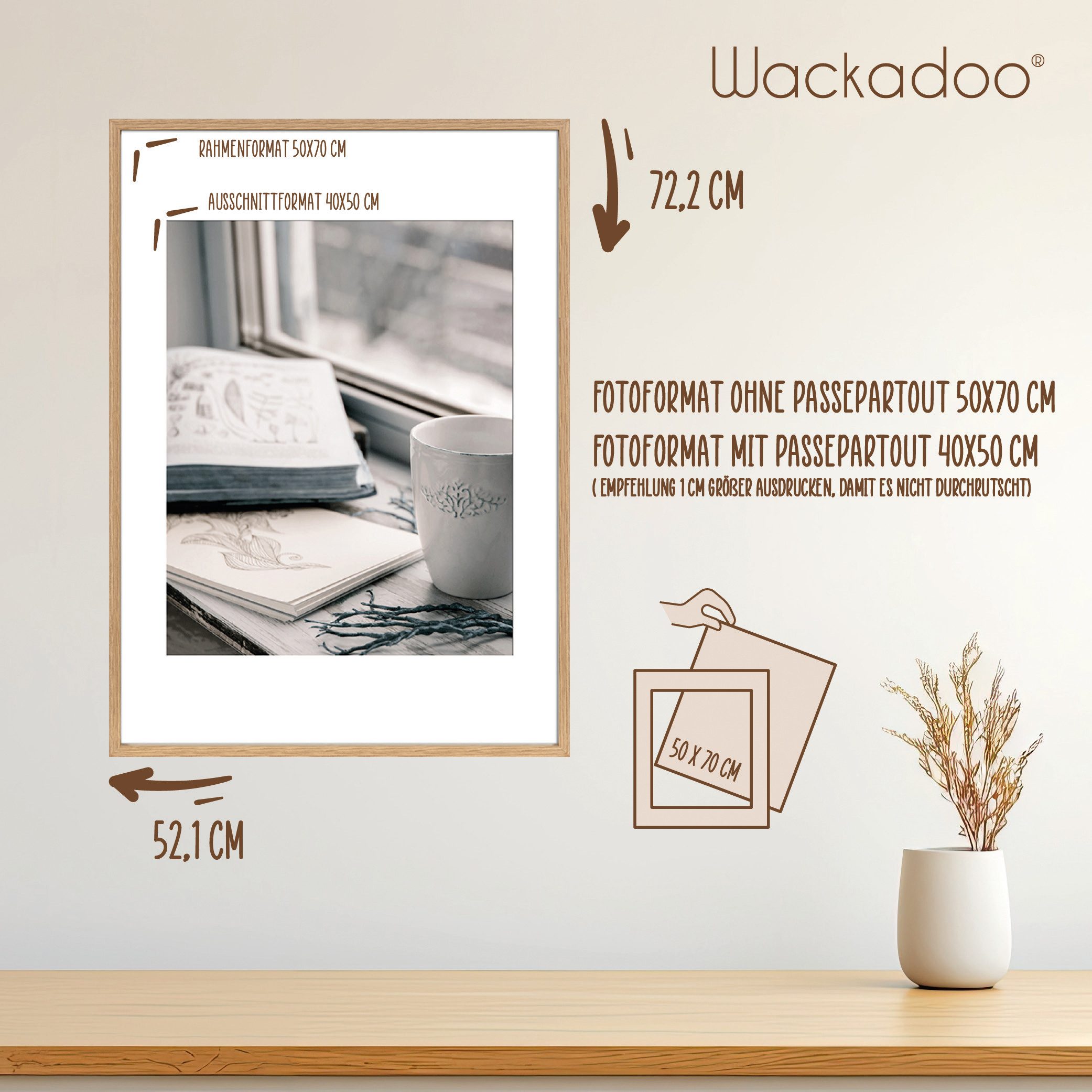 Wackadoo Living Bilderrahmen Serie Nordic MDF günstig online kaufen