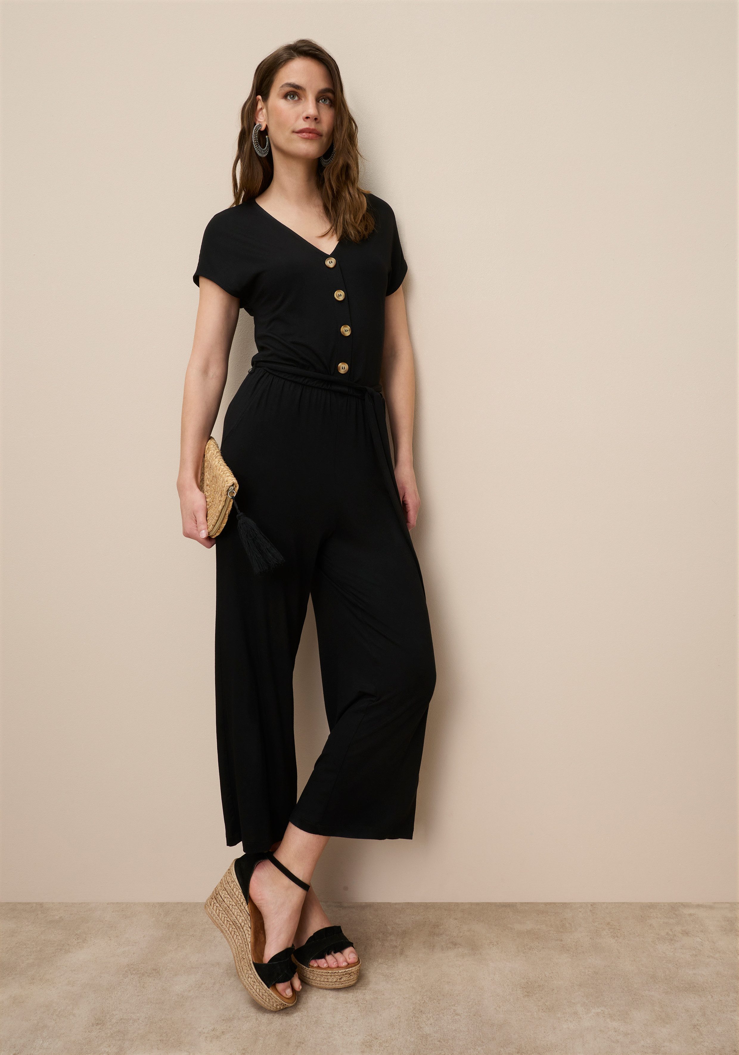 Tamaris Culotte-Overall mit Knopfleiste