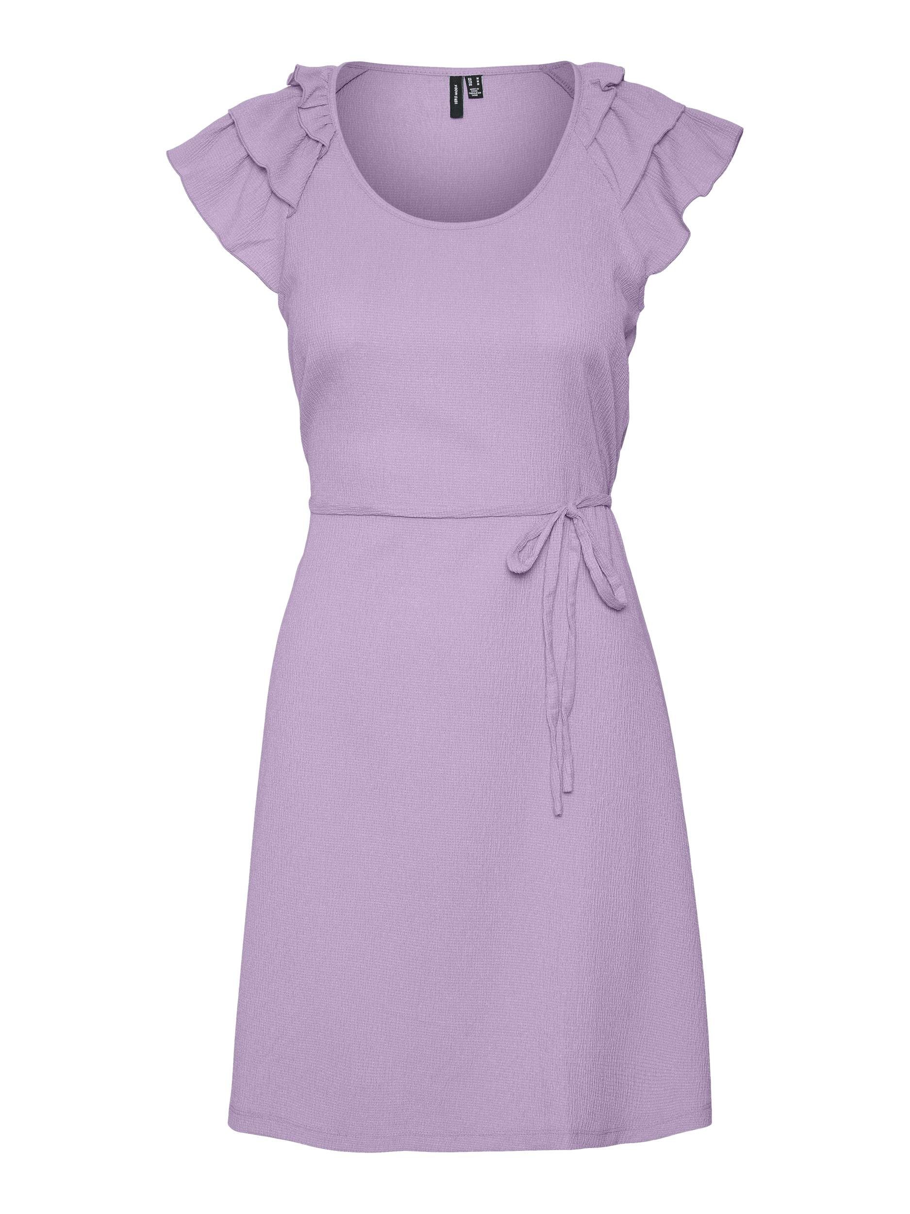 Vero Moda Minikleid VMHAYA IDA JRS Bloom Orchid DRESS FRILL SL