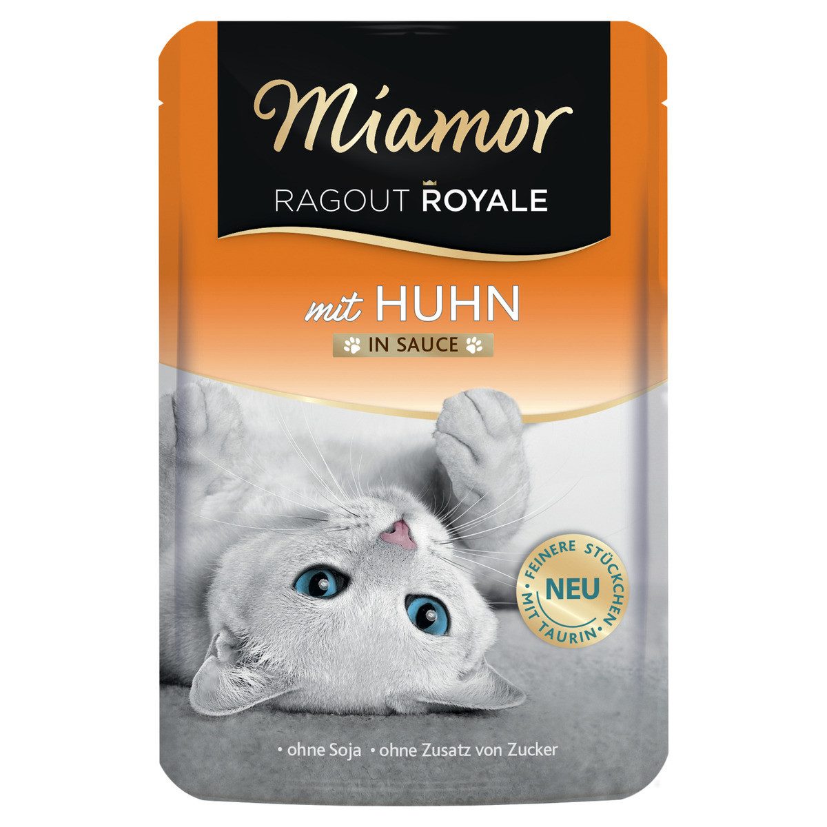Miamor Ragout Royale mit Huhn in Sauce 100 g - 22 Stück, Nassfutter für: Katze