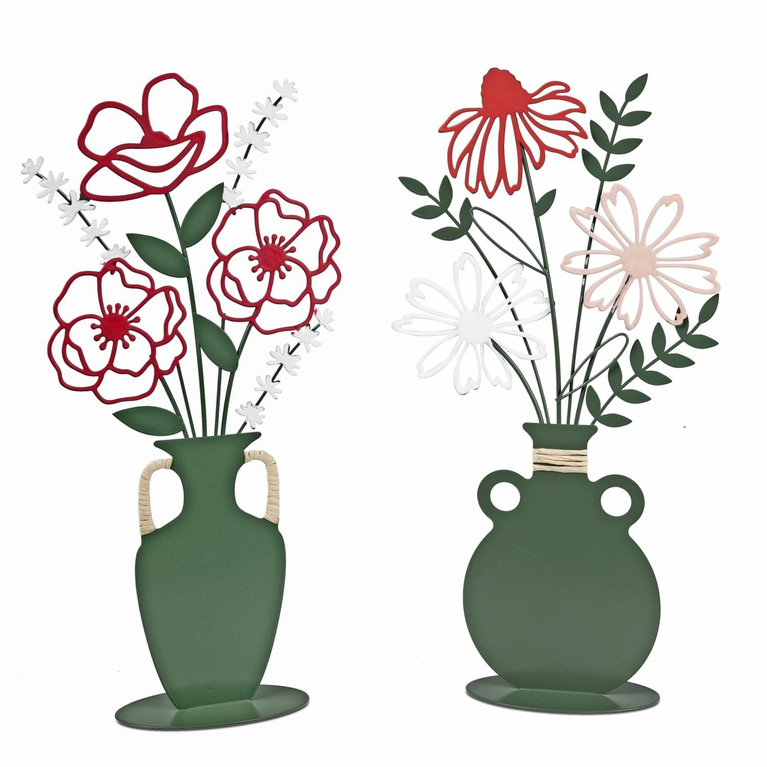 formano Dekovase Blumen, Höhe: 39cm, Farbe: Mehrfarbig, Motiv: Blumen