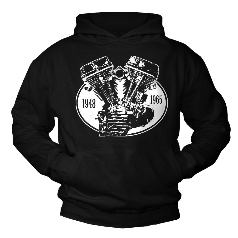 MAKAYA Kapuzenpullover Herren Motorrad Bekleidung Männer Pullover mit Kapuze Sweatshirt Biker