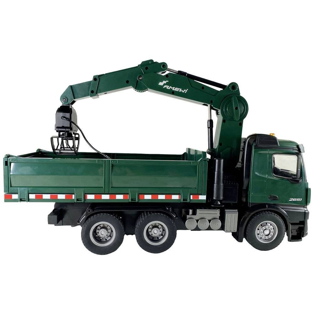 Amewi Modellbausatz Mercedes-Benz mit Kipper RTR 22568, inkl. Akku und Ladekabel, mit Geräuschefunktion, mit Lichteffekt