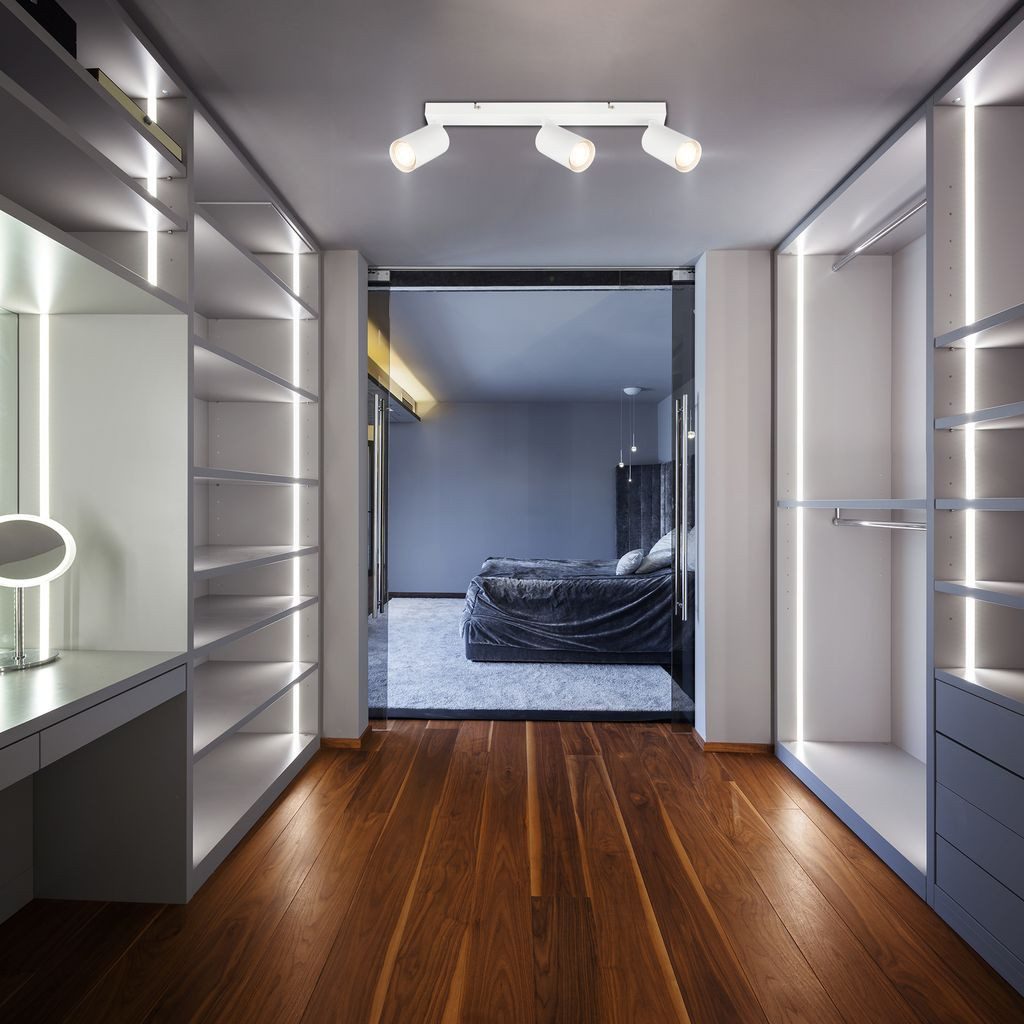 B.K.Licht LED Deckenspot BKL1632, LED wechselbar, 2700K - Extra-Warmweiß, Deckenleuchte 44 cm Weiß je 2W, je 450lm GU10 Wohnzimmer Schlafzimmer