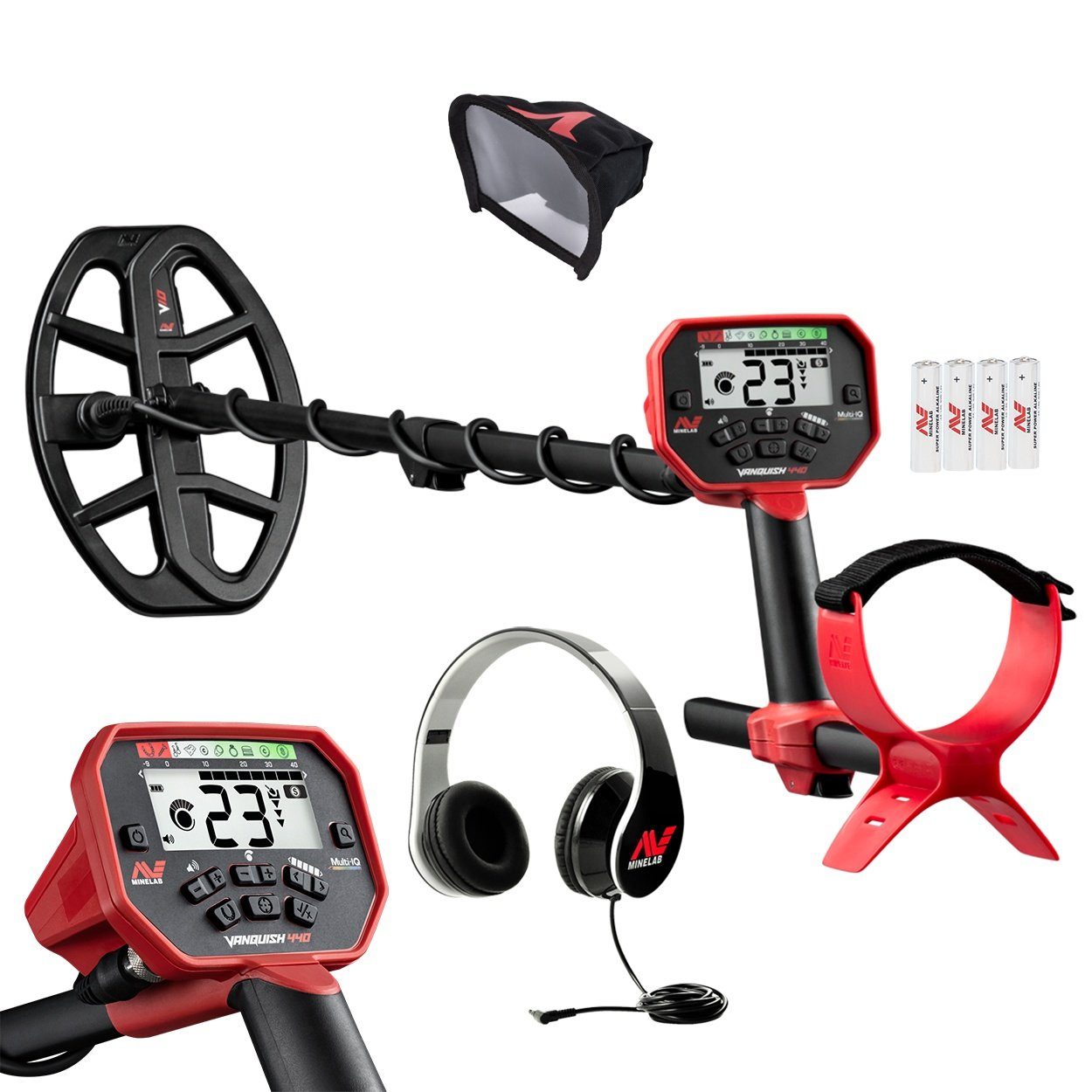 Minelab Metalldetektor Vanquish 440, Multifrequenz