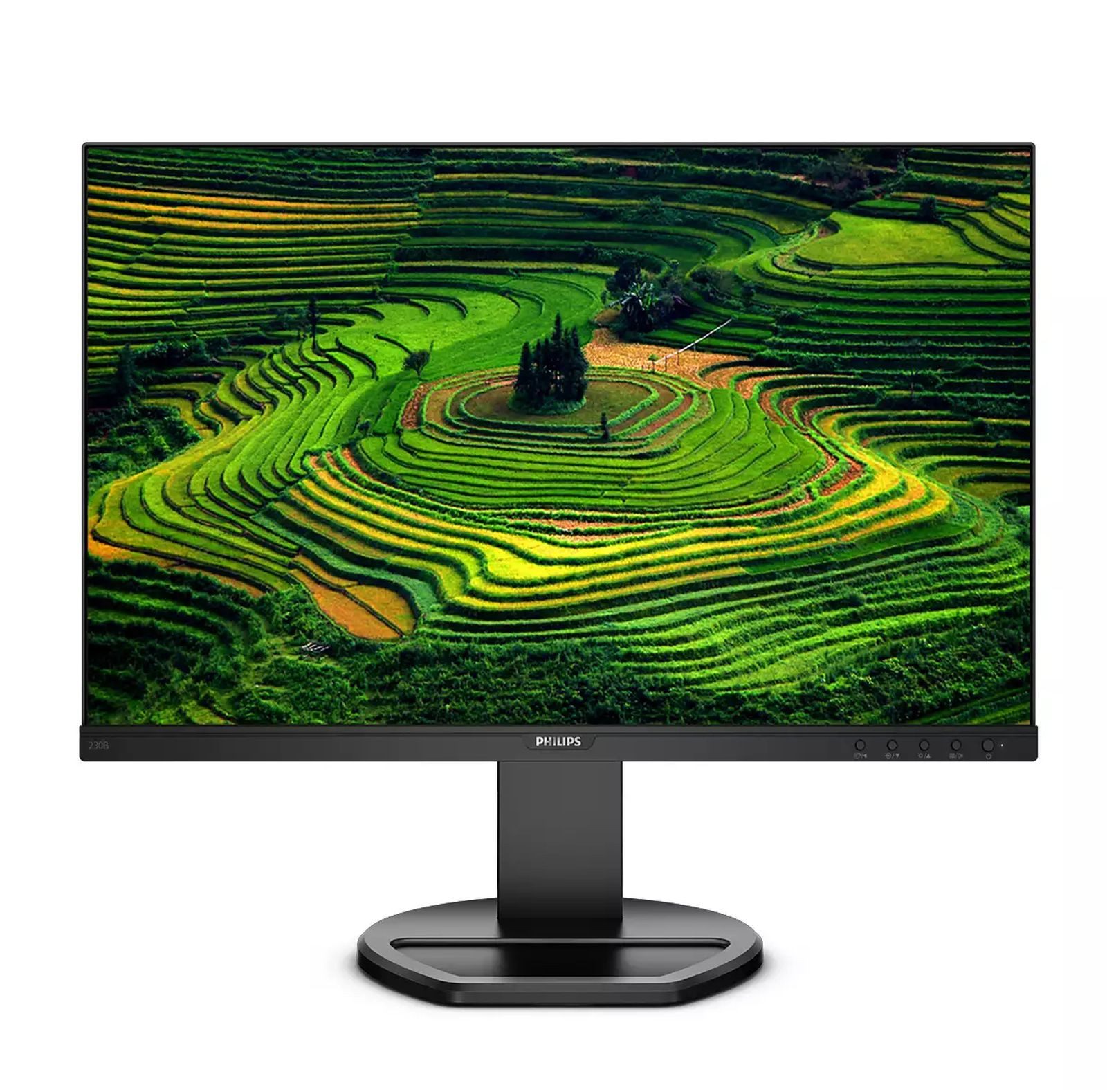 Philips 230B8QJEB/00, 57,1 cm (22.5), 1920 x 1200 Pixel, WUXGA, LED, 5 ms, Sc TFT-Monitor (1920 x 1200 px, WUXGA, 5 ms Reaktionszeit, 60 Hz, IPS, Lautsprecher, Pivot, Höhenverstellbar)