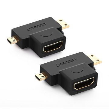 UGREEN Stecker HDMI Typ A (weiblich) auf Mini HDMI (männlich) / micro HDMI HDMI-Adapter