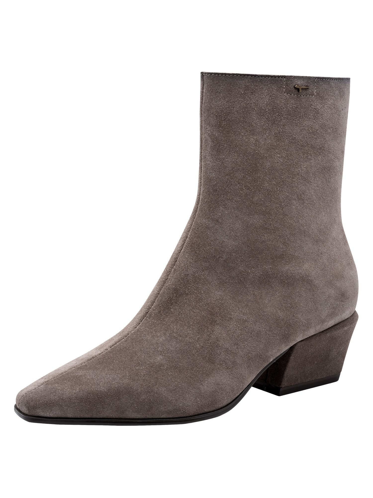 Tamaris A.slide/A.shokk, TOUCH-IT aus Leder Trapezabsatz Stiefelette A.slide/A.shokk