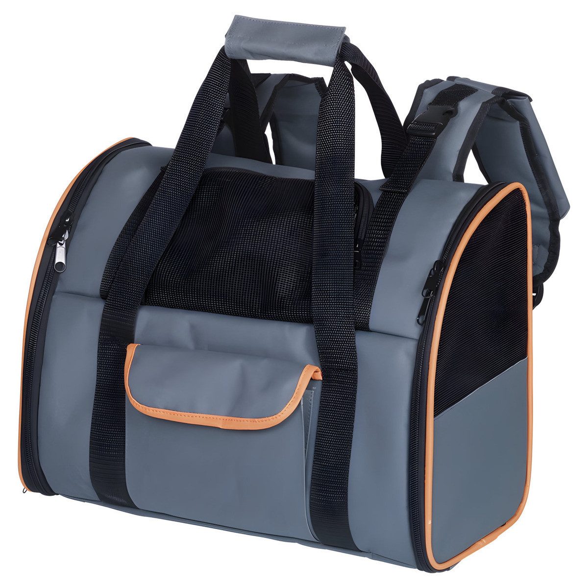 Nobby Tiertransporttasche Rucksack Concord grau für Katzen