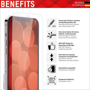 Displex DISPLEX Real Glass + Case für iPhone 13 Pro, Displayschutzfolie