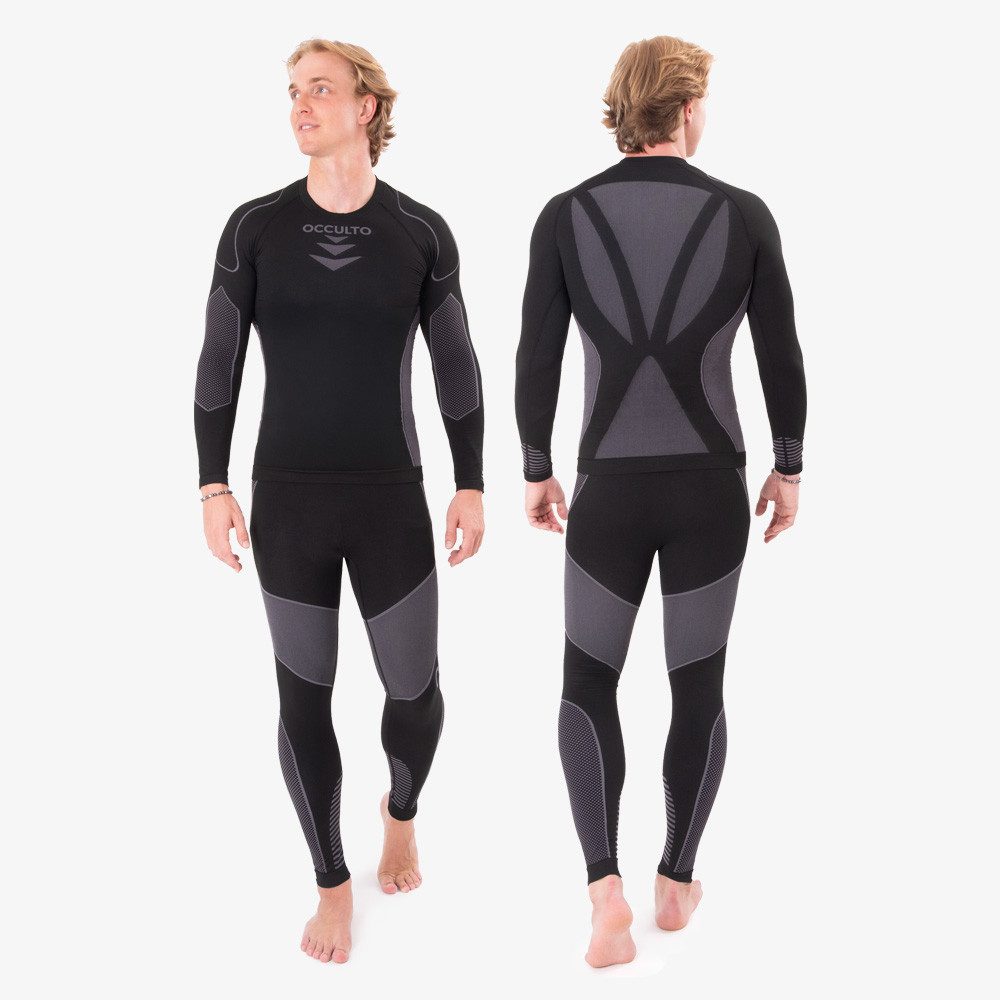 OCCULTO Thermounterhemd Herren Thermounterwäsche Set (Modell: James) (1-St)