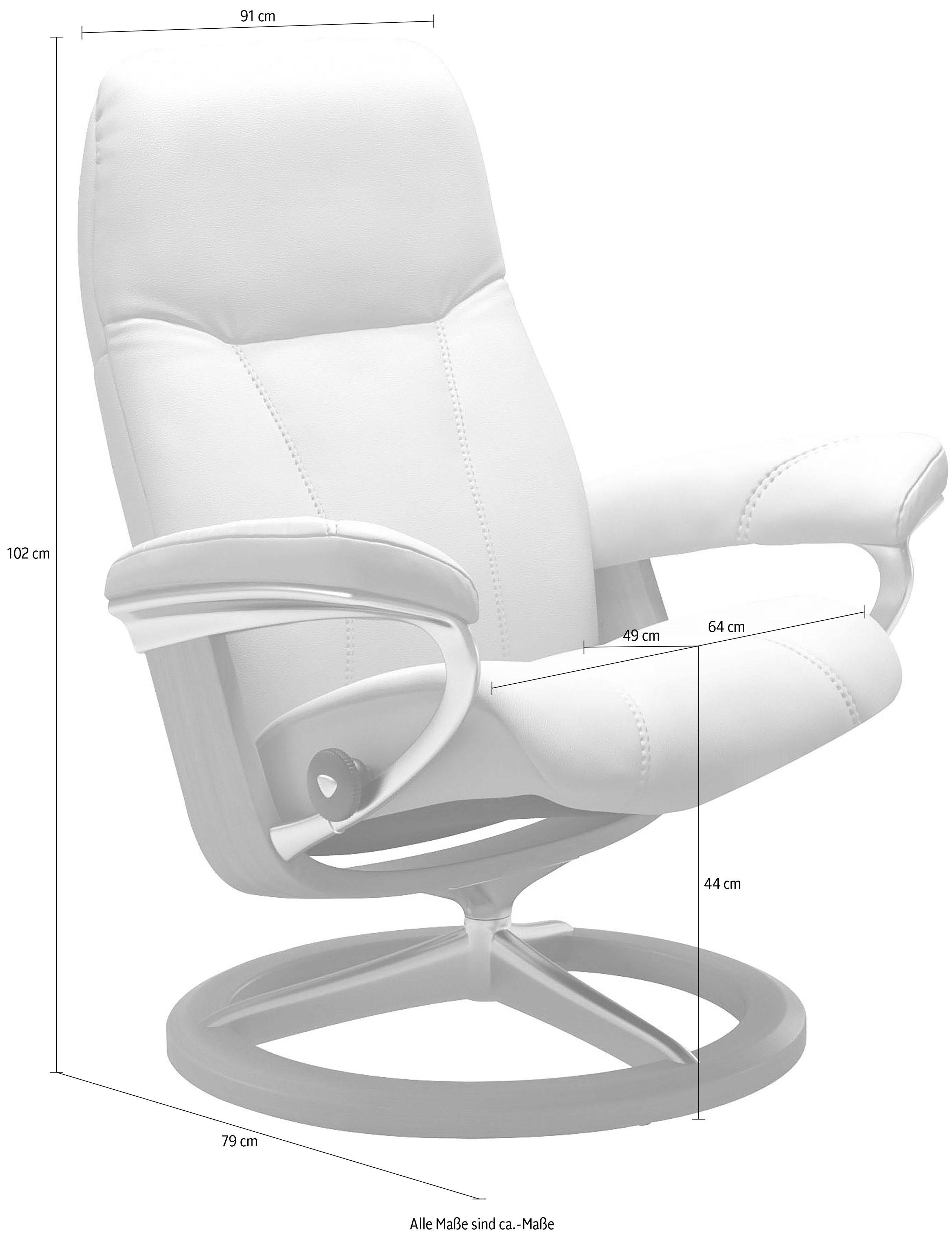 Stressless® Relaxsessel Consul, mit Signature L, Base, Schwarz Größe Gestell