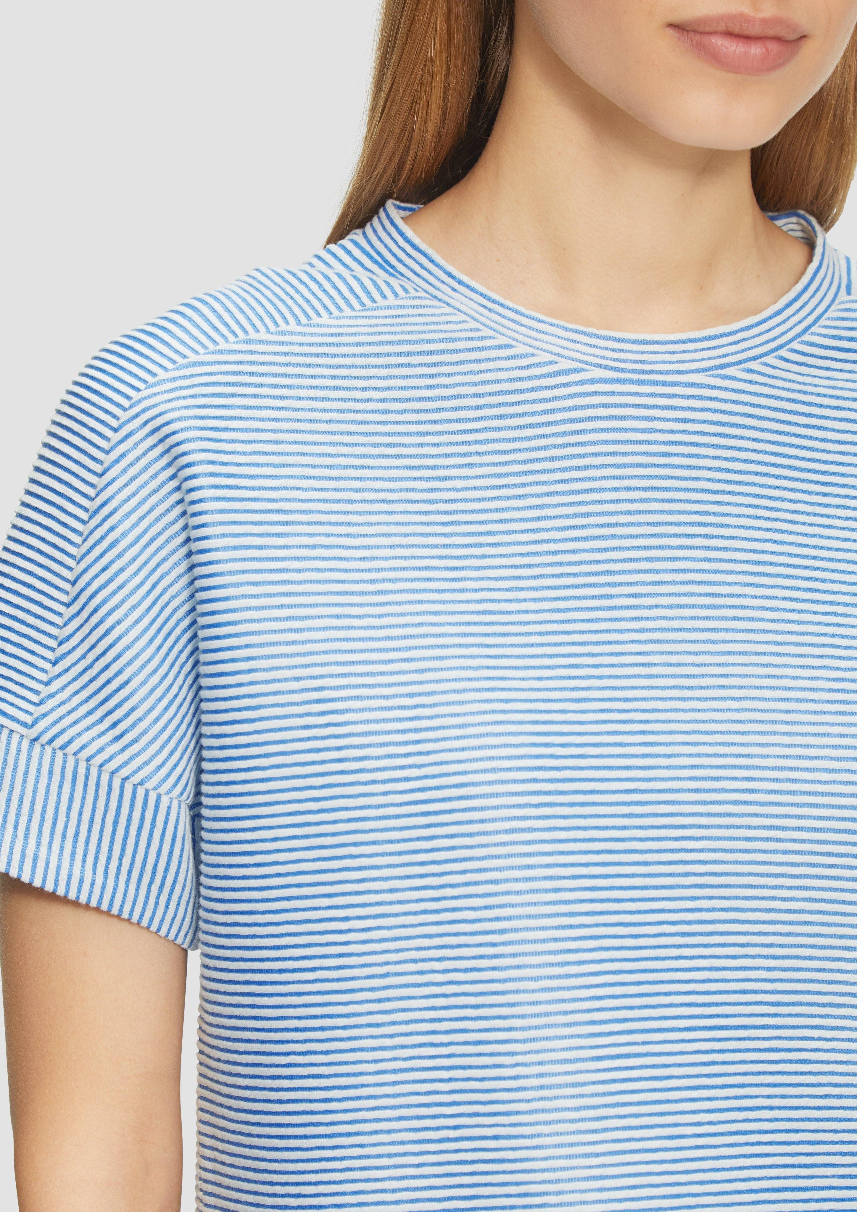 s.Oliver Shirttop T-Shirt mit Strukturstreifen im günstig online kaufen