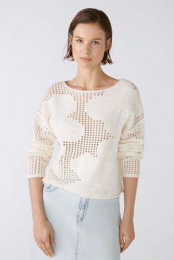 Oui Strickpullover Pullover 100% Baumwolle