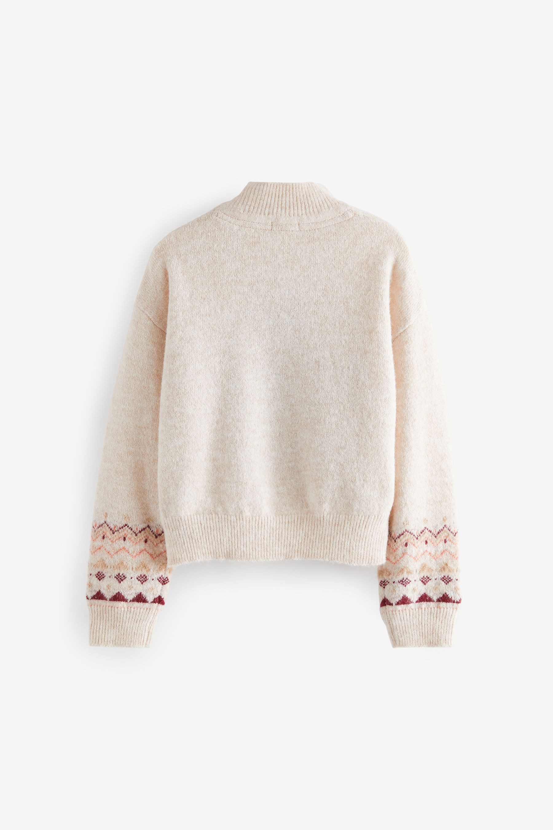 Next Stehkragenpullover Pullover mit Bärmotiv (1-tlg)