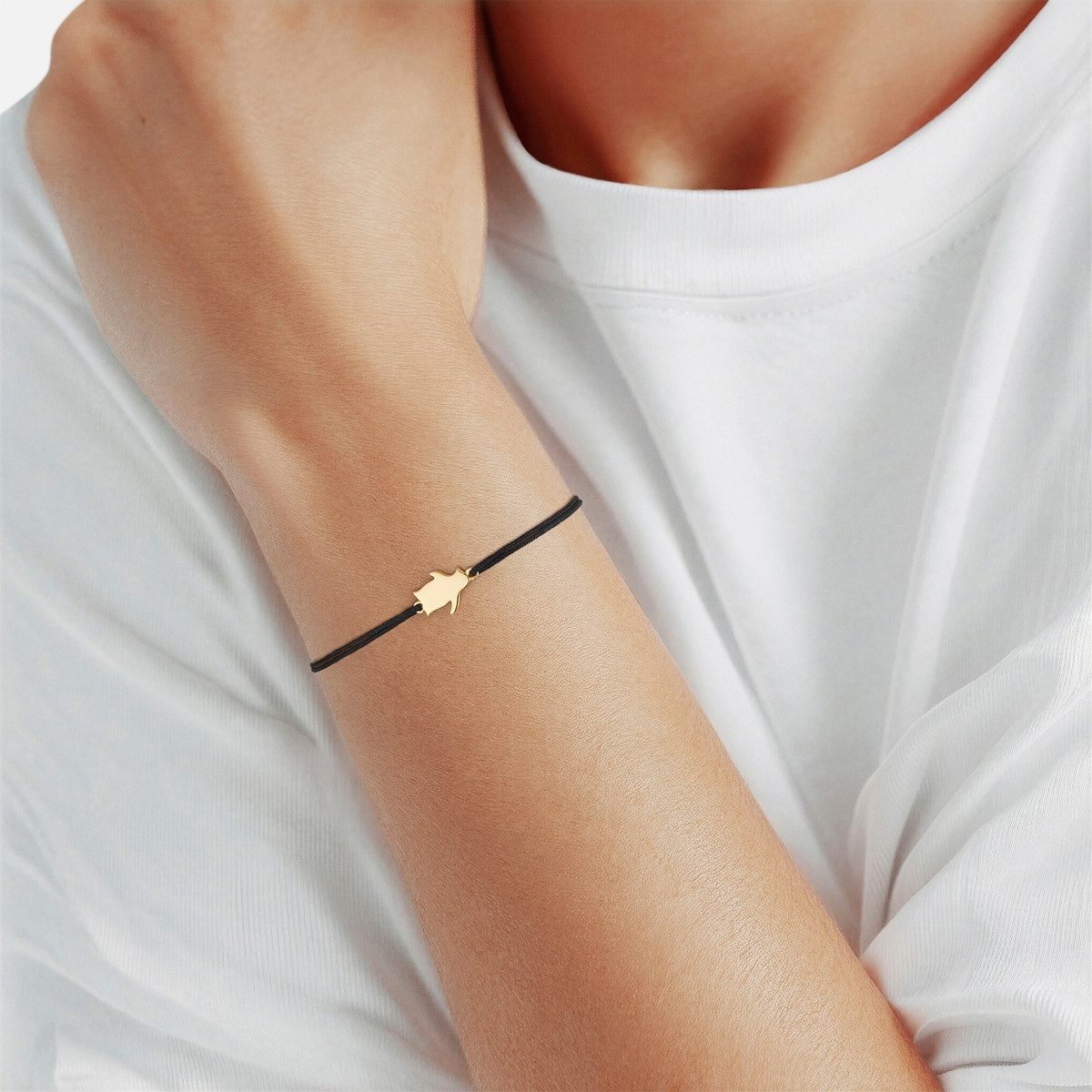 Glanzstücke München Armband Pinguin gelbgold