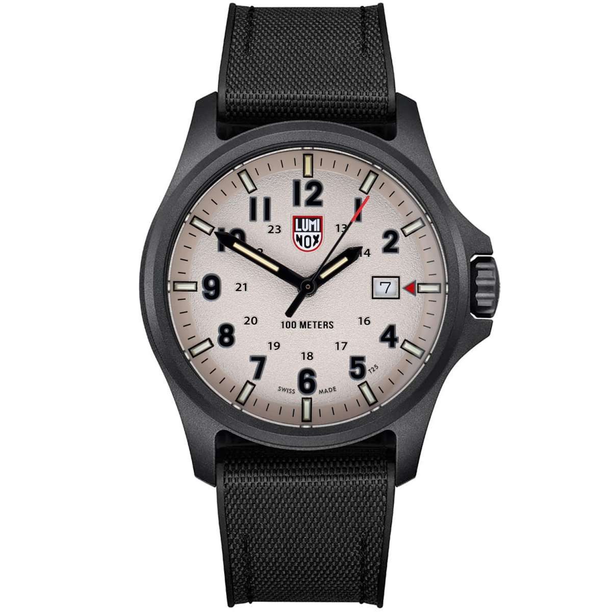 Luminox Quarzuhr XL.1971.SET, Herrenuhr Atacama Field Schwarz/Khaki mit 2 Bändern