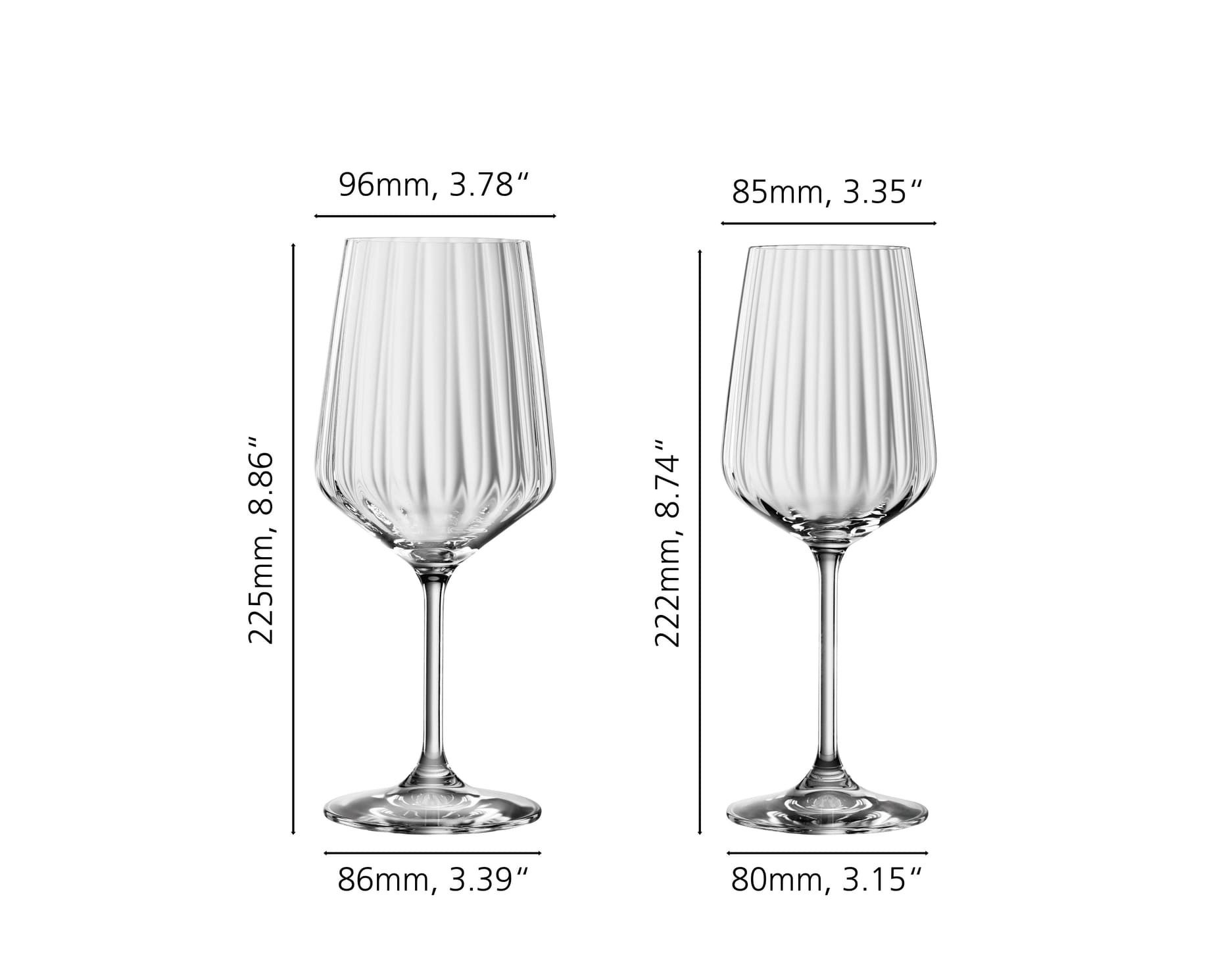 SPIEGELAU Gläser-Set Lifestyle Rot- und Weißweingläser 12er Set, 12-tlg., Glas