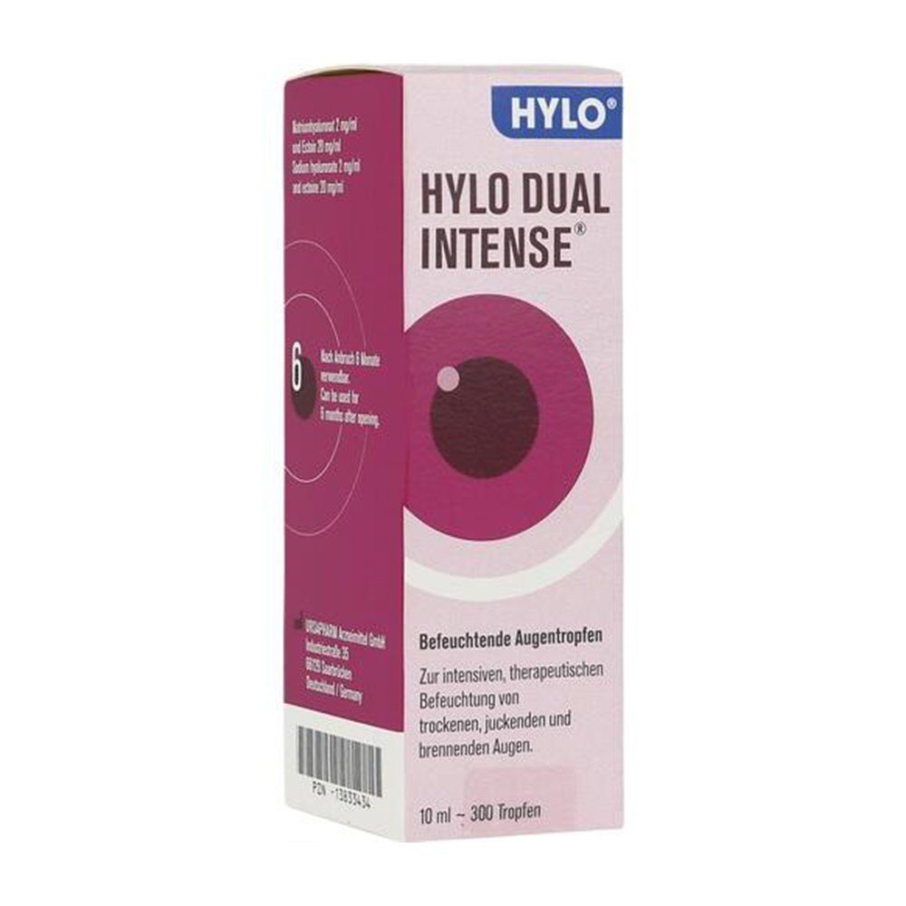 URSAPHARM Arzneimittel GmbH Уход за глазами-Set HYLO DUAL intense Augentropfen 10 ml