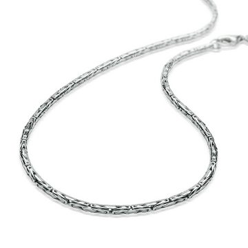 Materia Königskette Premium Damen Königskette 2,5mm K74, aus 925 Sterling Silber