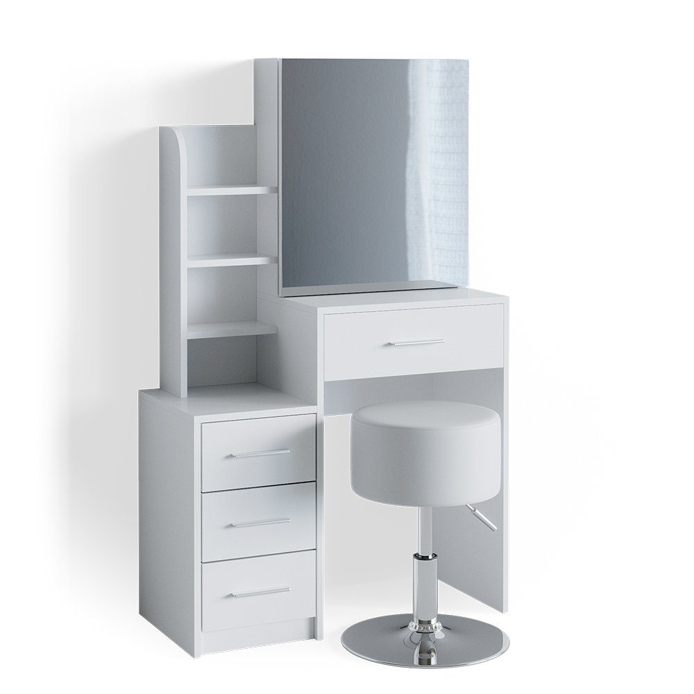 Vicco Schminktisch Conrada, Weiß, 80 cm günstig online kaufen