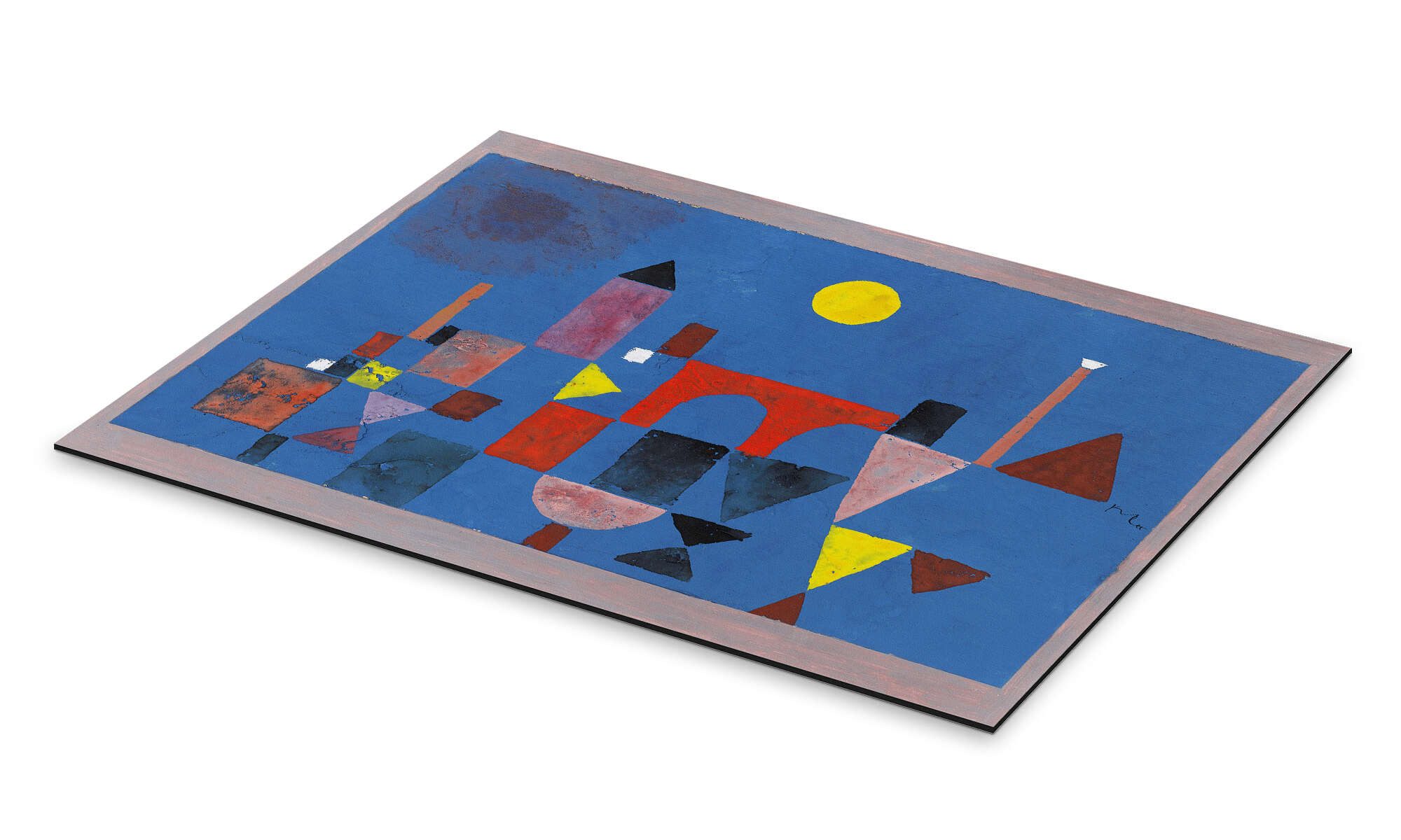 Posterlounge Poster Paul Klee, Rote Brücke, günstig online kaufen