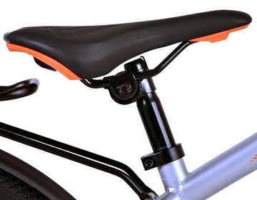 Volare Kinderfahrrad Kinderfahrrad Cross für Jungen 24 Zoll Kinderrad in Silber