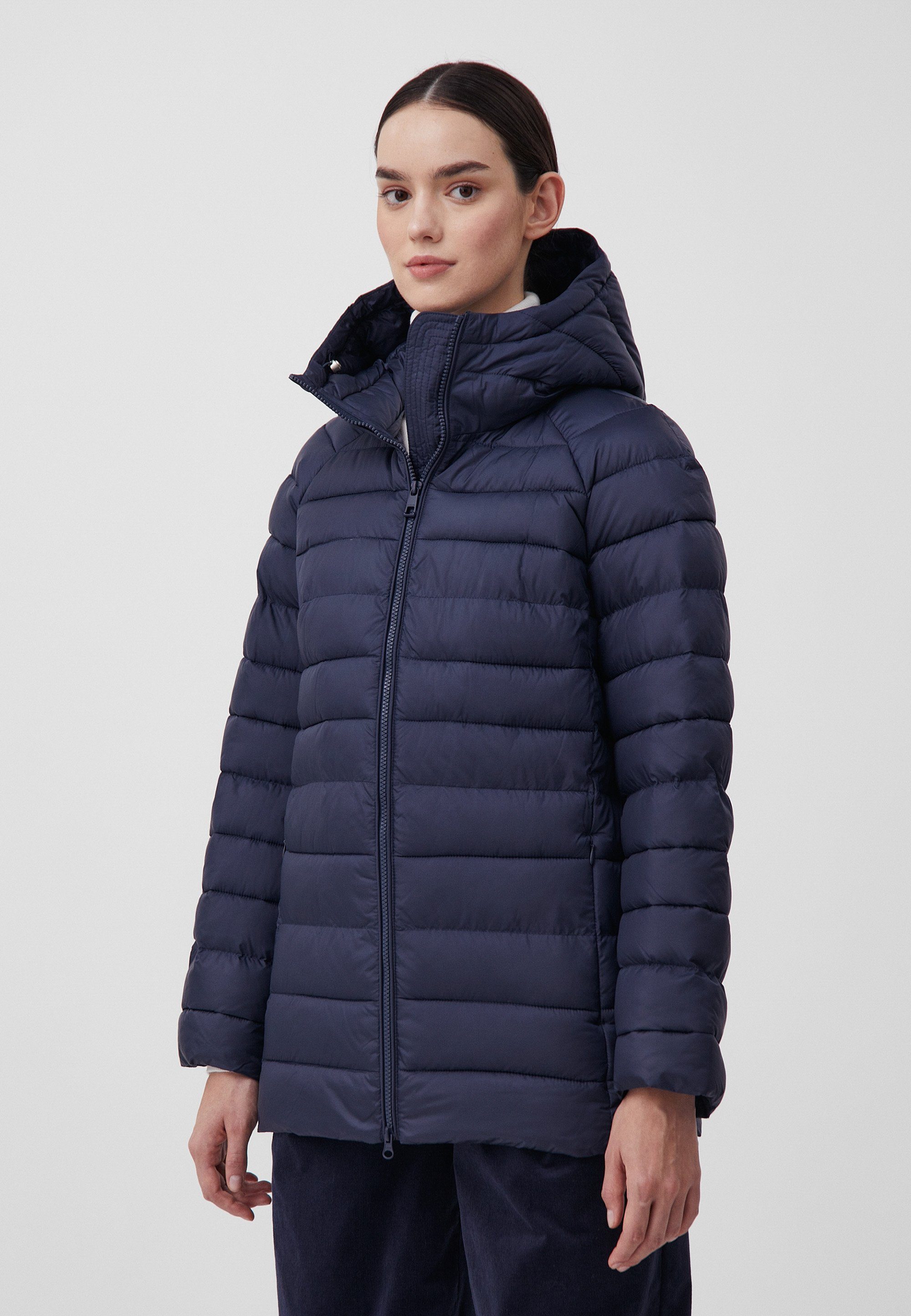 Finn Flare Steppjacke Klassisch mit wärmender Kapuze