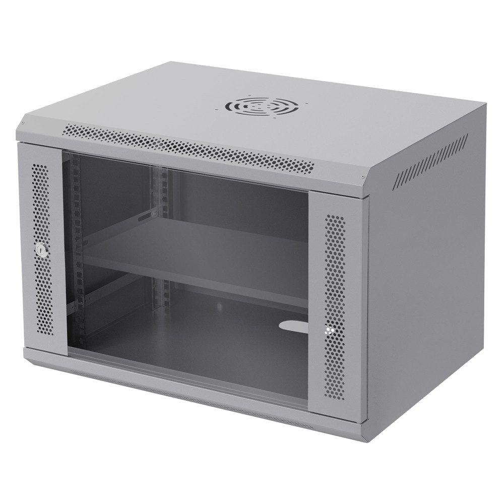 Serverschrank Wandmontage voll montiert Server Gehäuse mit abschließbarer Tür
