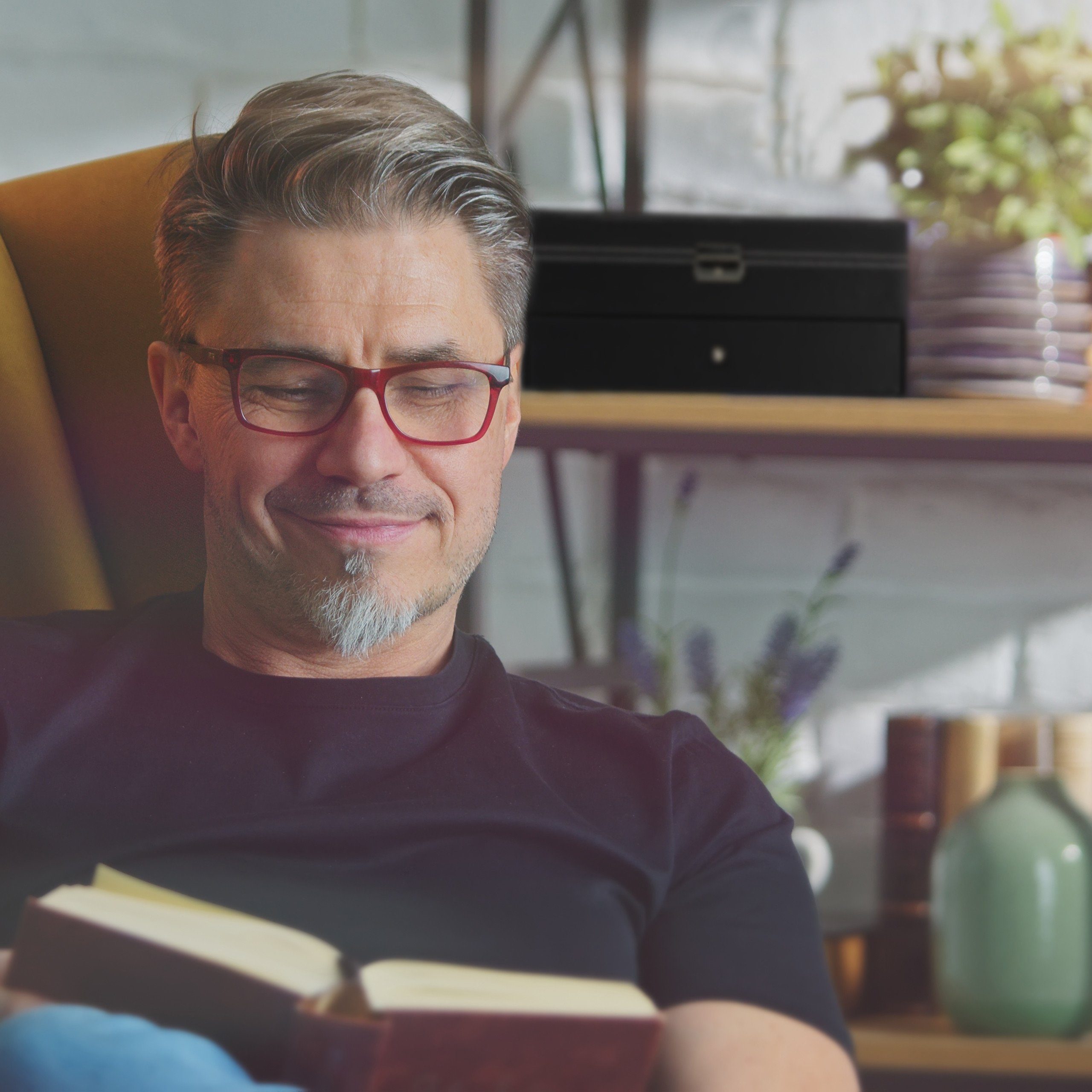 relaxdays Brille Brillenbox für 12 Brillen, weiß