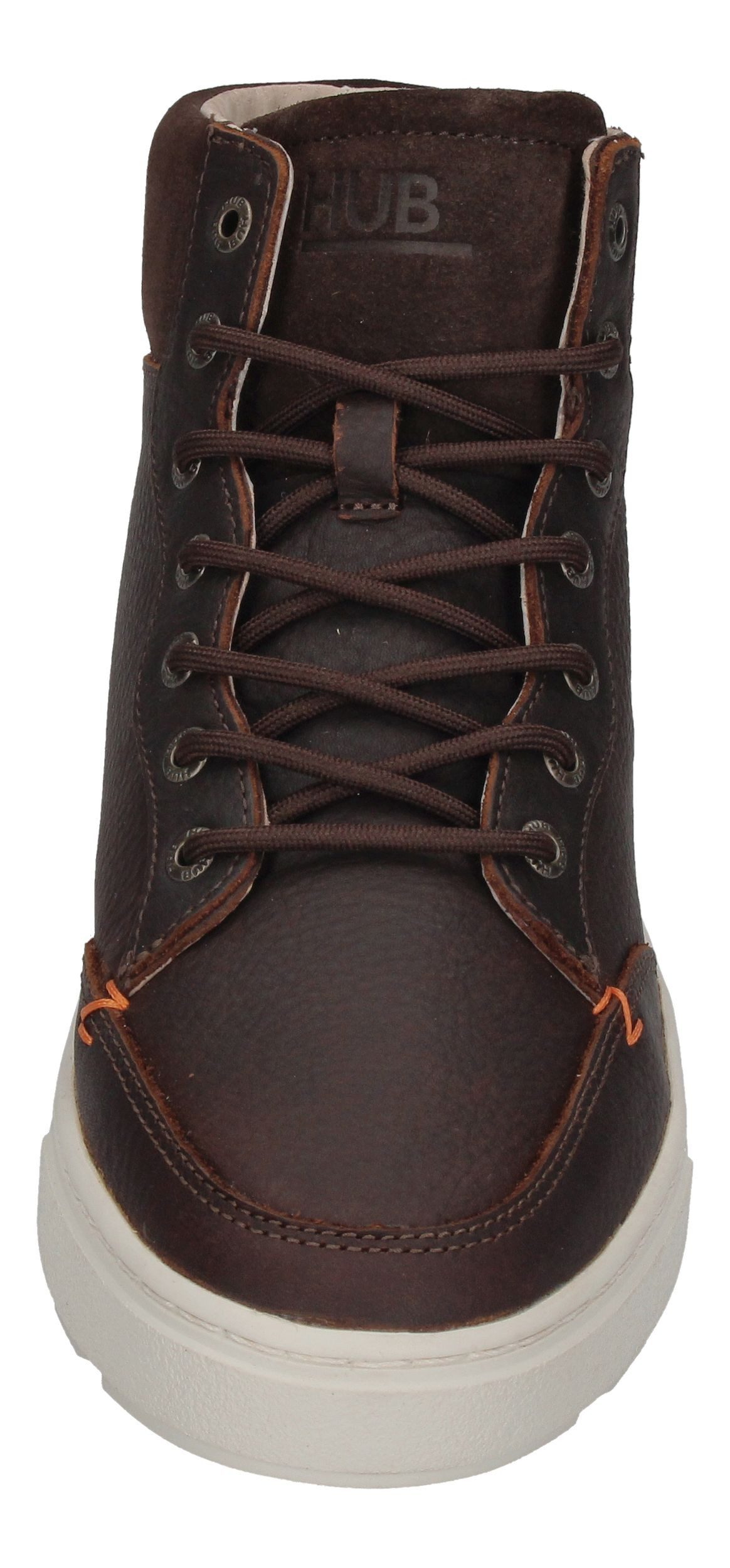 HUB DUNDEE L65 Sneaker Dark Brown White