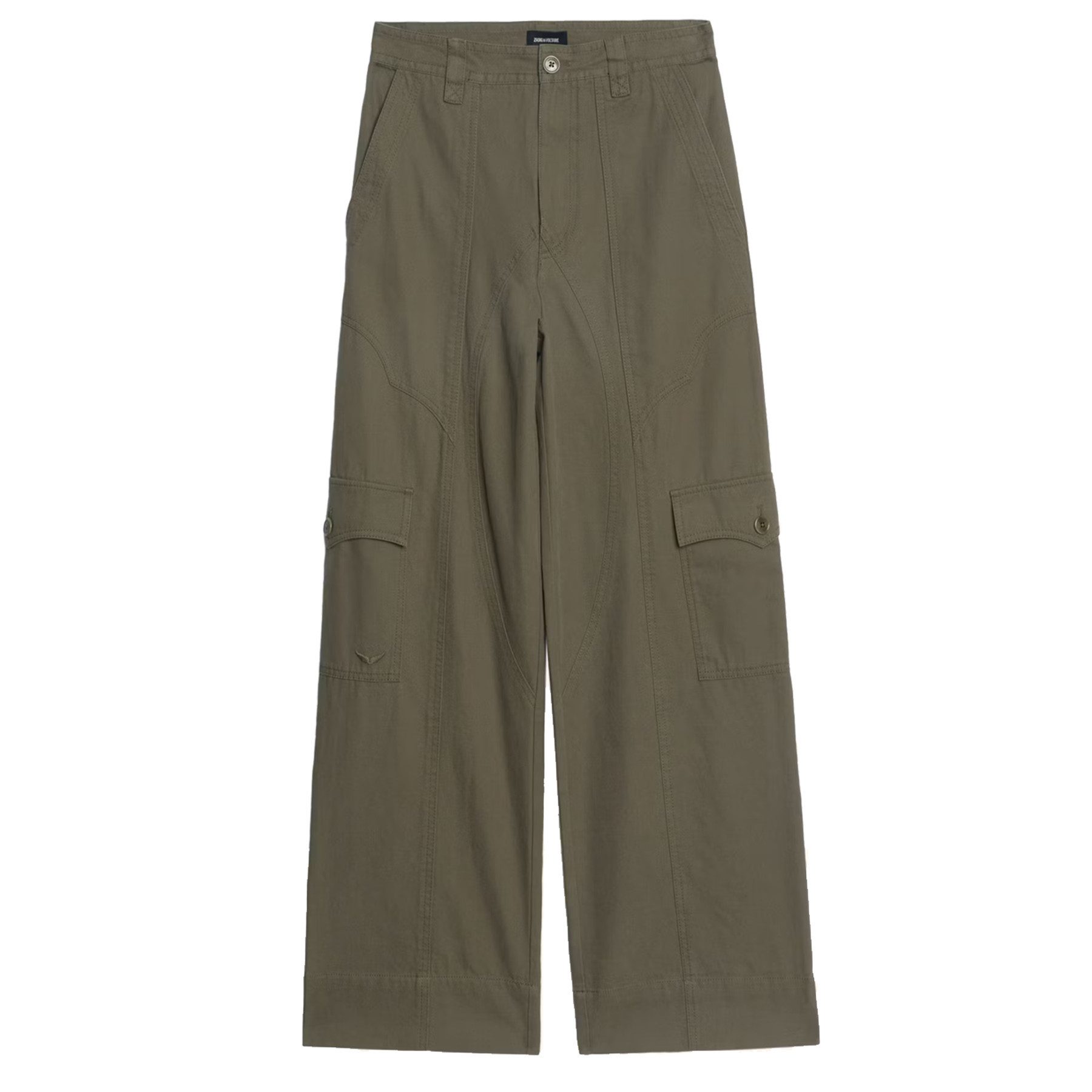 ZADIG & VOLTAIRE Stoffhose ZADIG&VOLTAIRE Hose PINTO aus Canvas - Grün