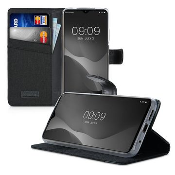 kwmobile Handyhülle Wallet Case für Xiaomi Redmi 9T, Hülle mit Ständer - Handyhülle Kartenfächer