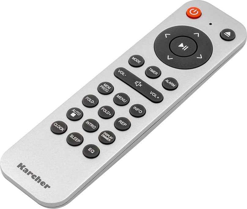 Karcher RA 2060D Digitalradio (DAB) (Digitalradio (DAB), UKW mit RDS, 6 W, Küchenradio mit DAB+, Unterbau, CD Player, Bluetooth, Farbdisplay)