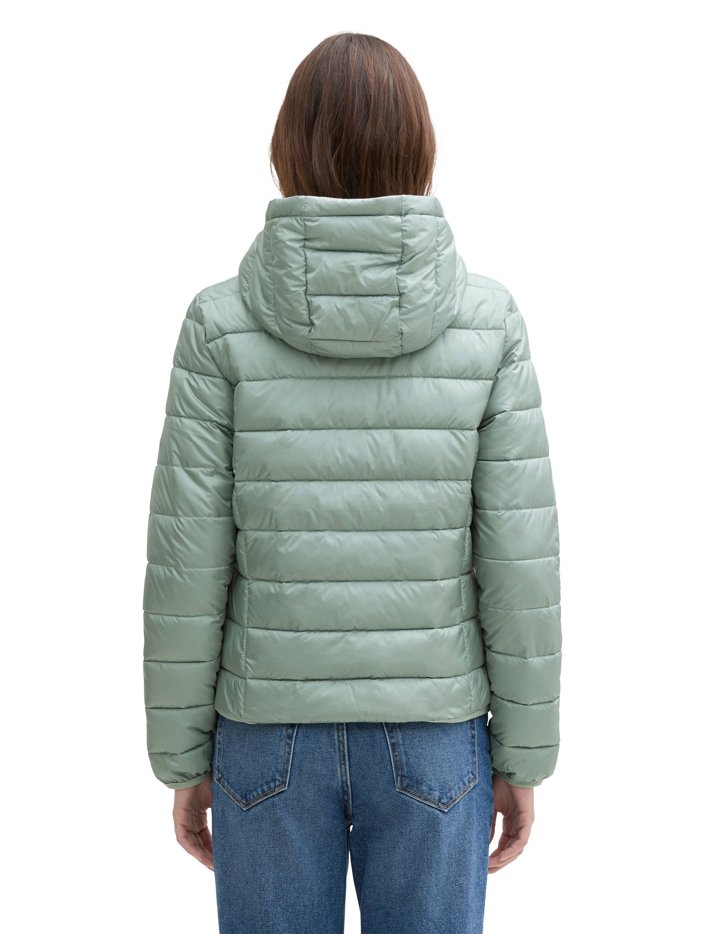 TOM TAILOR Denim Steppjacke mit Kapuze günstig online kaufen