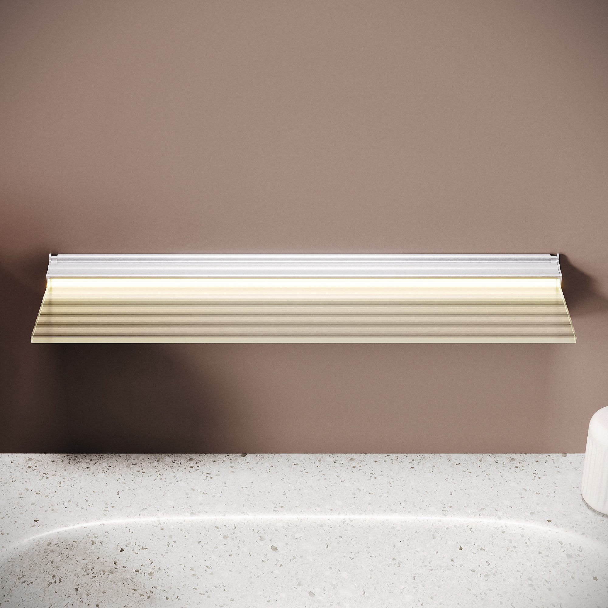 SONNI Wandregal LED-Wandregal mit Beleuchtung & Sensor-3 Lichtfarben,50-100cm, Intelligente Sensorsteuerung mit dreifacher Farbtemperaturumschaltung